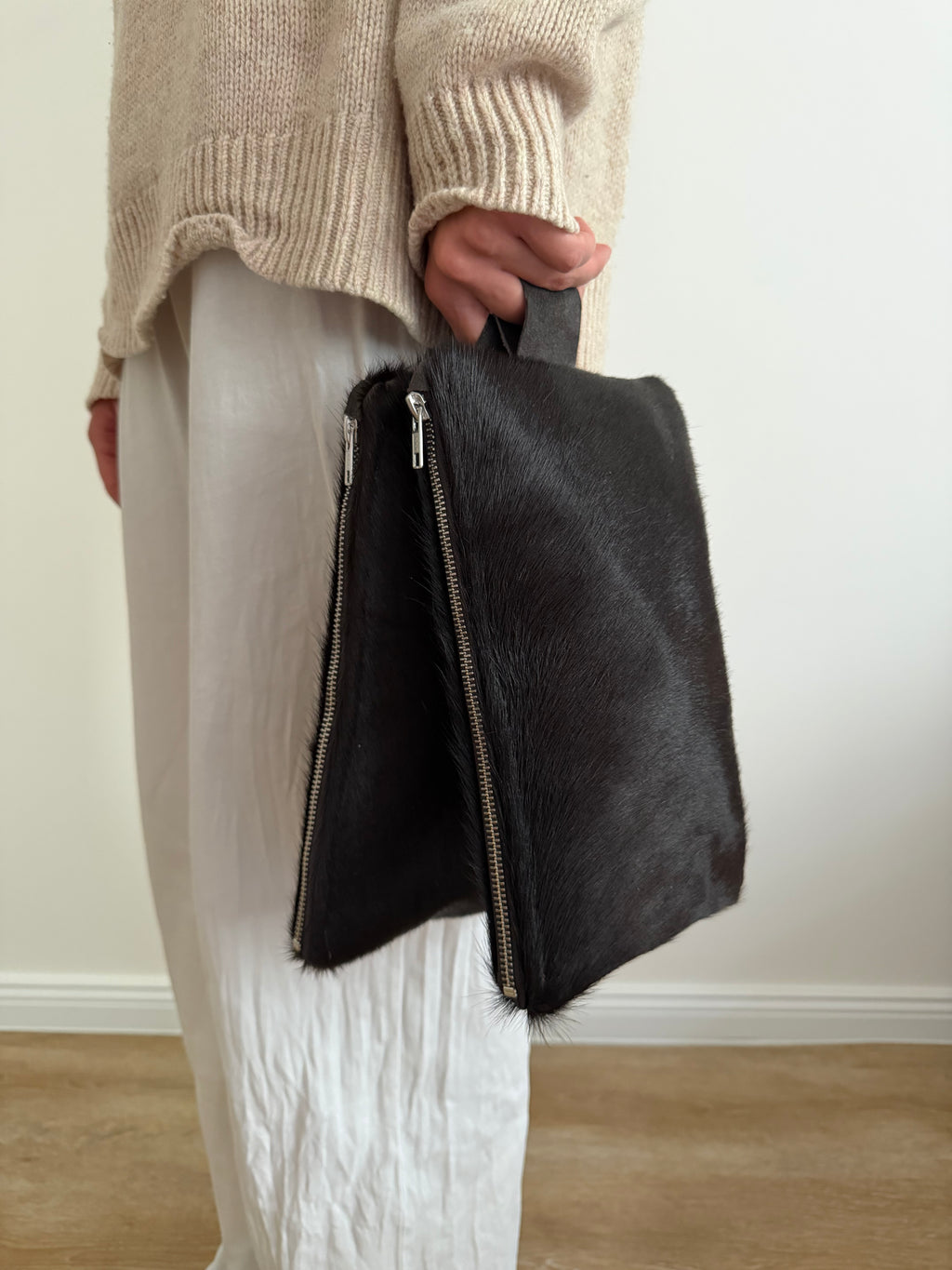 Dark Brown Pouch Bag
