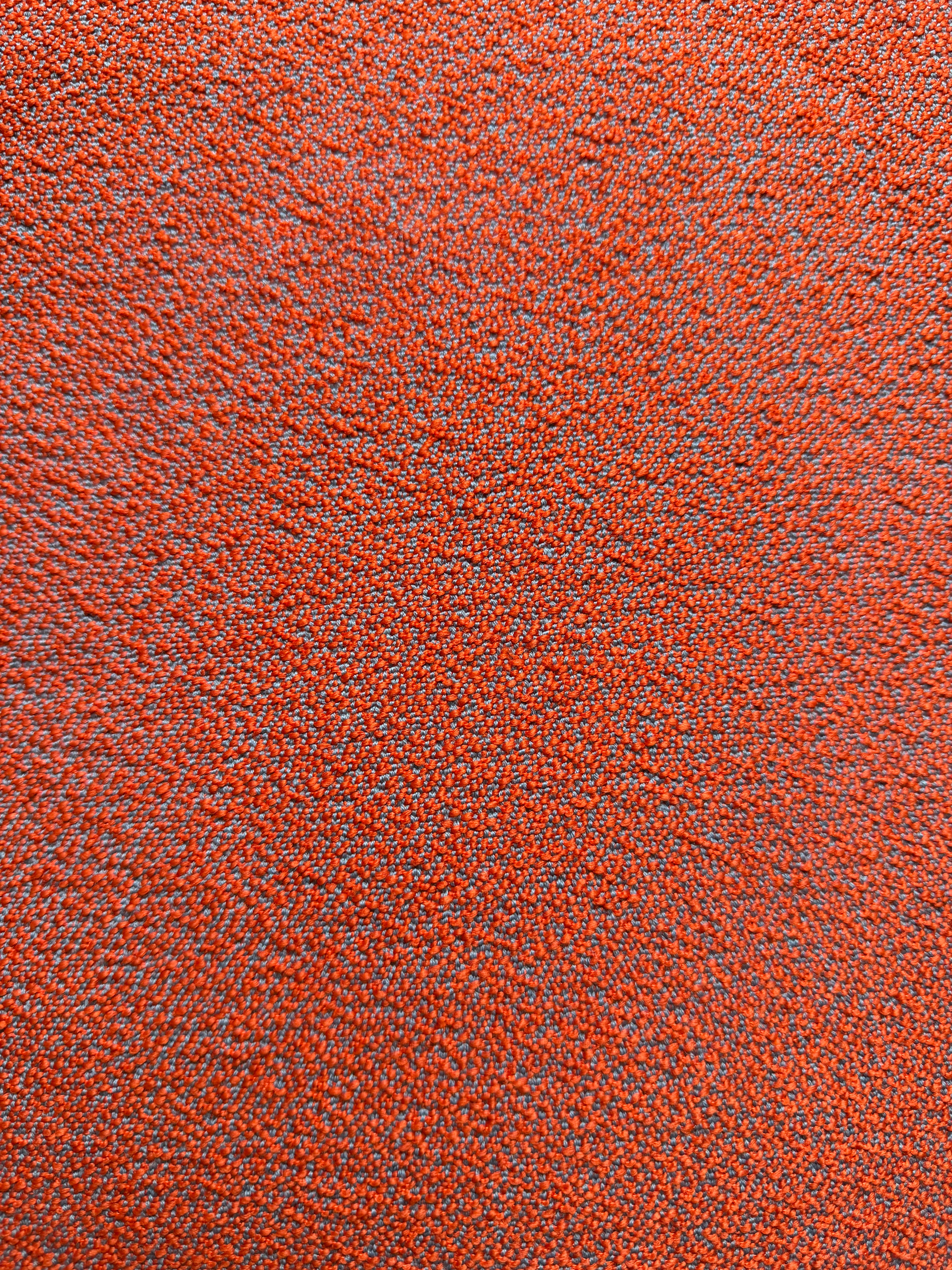 1of1 Orange and Grey Pillow