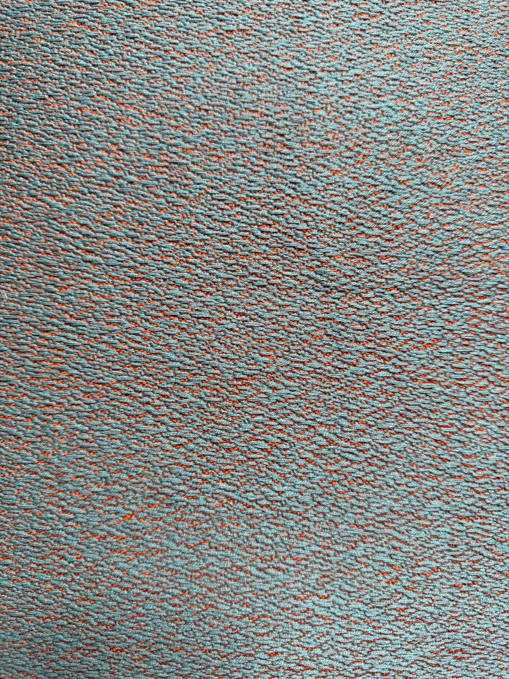 1of1 Orange and Grey Pillow