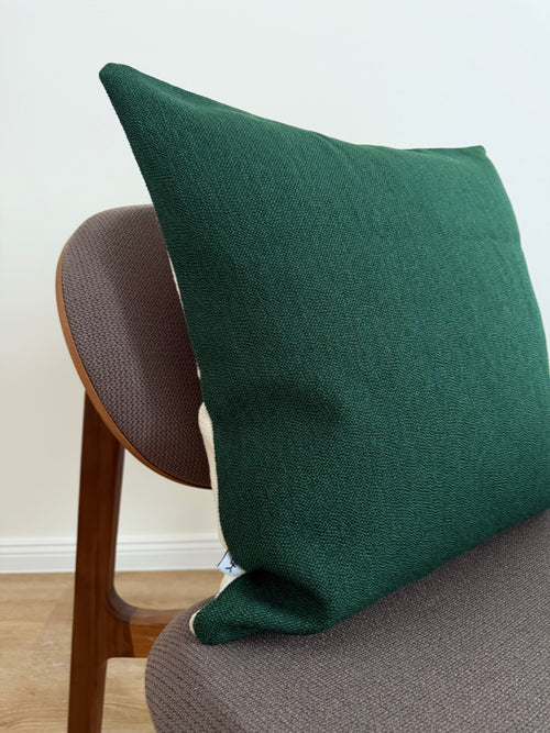 1of1 Green and White Pillow